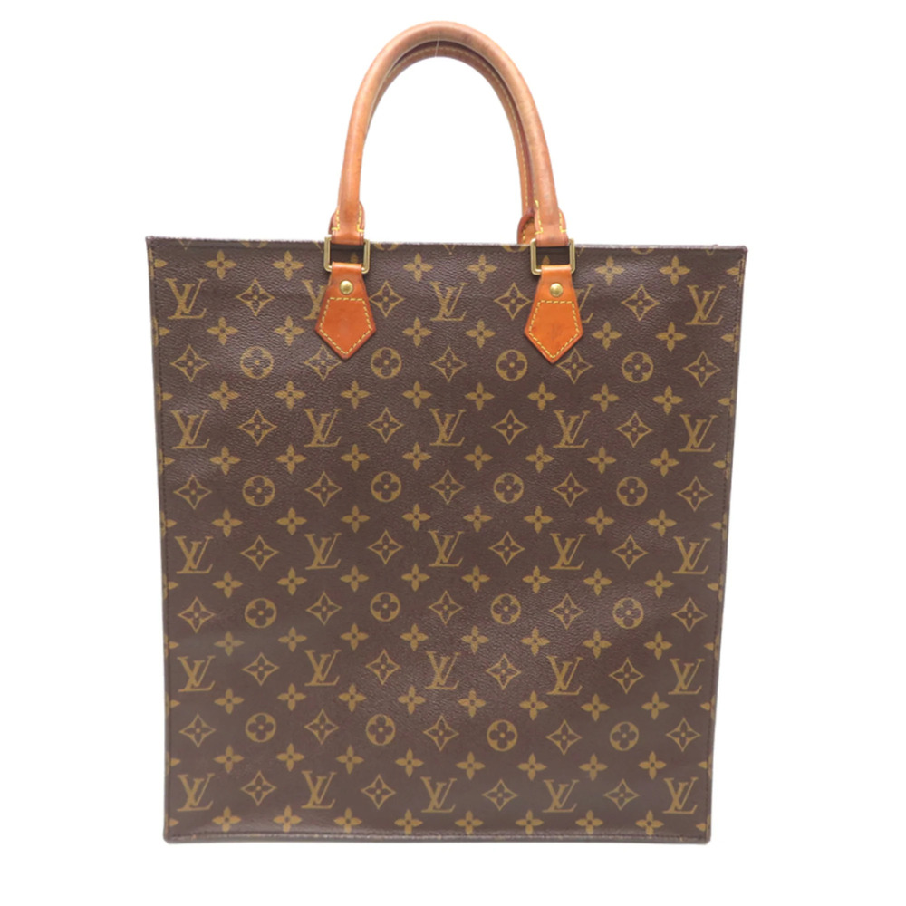 Louis Vuitton Sac Plat Women's/Men's Handbag M51140 (Discontinued) Monogram B...
